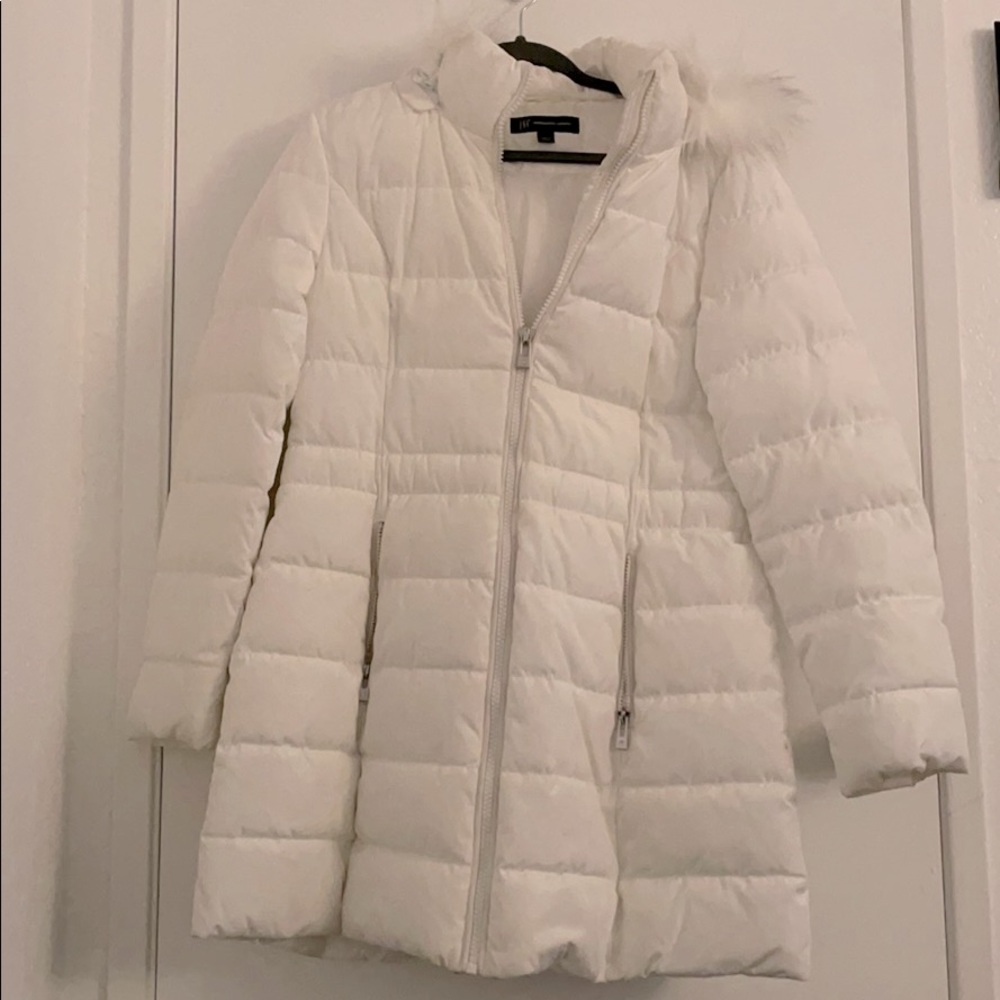 White puffer Winter Jacket